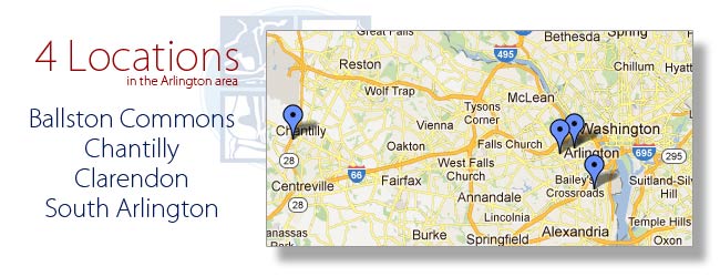 Nova Pain and Rehab has 4 locations in Virginia | S. Arlington | Chantilly | Clarendon | Ballston Commons